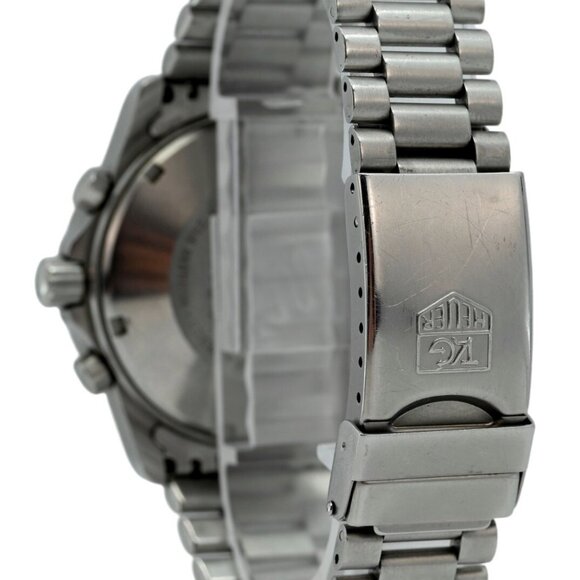 Rare Men's Tag Heuer 38mm 2000 Series Automatic Stainless Chrono Watch- 760.306! - Picture 6 of 10